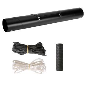 Deer Drag Sled with Handle Deer Cart Game Hauler Snow Sledding Pad Hunting Gear Supplies with 32.8FT Black Rope 16.1FT White Rope for Hunting Ice