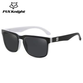 New Fox Knight Brand Square Sunglasses Women Men High Quality Glasses Outdoor Riding Fishing Sun Glasses Retro Shades Uv400 (Lenses Color: TYJ51-14)