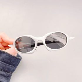 High Quality Polarized Sunglasses for Women European American Style Men Sun Glass Fishing Mountaineering Women's Sun Glasses (Lenses Color: Silver Gray)