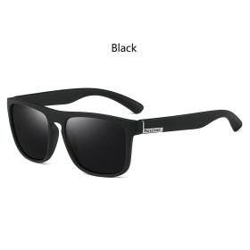 Classic Square Vintage Sport Polarized Sunglasses For Men Women Luxury Brand Designer Sun Glasses Driving Fishing UV400 Eyewear (Lenses Color: 733(Black))