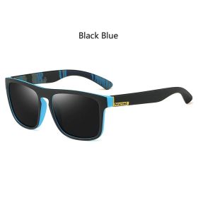 Classic Square Vintage Sport Polarized Sunglasses For Men Women Luxury Brand Designer Sun Glasses Driving Fishing UV400 Eyewear (Lenses Color: 733(Black Blue))