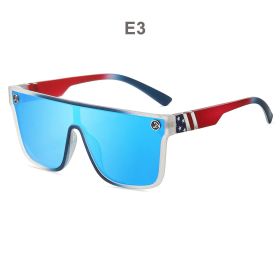 Brand New Sunglasses Men Women Sun Glasses Fishing Eyewear UV400 Cycling Hiking Baseball Softball Outdoor Sport Goggles (Lenses Color: E3)
