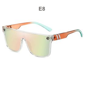 Brand New Sunglasses Men Women Sun Glasses Fishing Eyewear UV400 Cycling Hiking Baseball Softball Outdoor Sport Goggles (Lenses Color: E8)